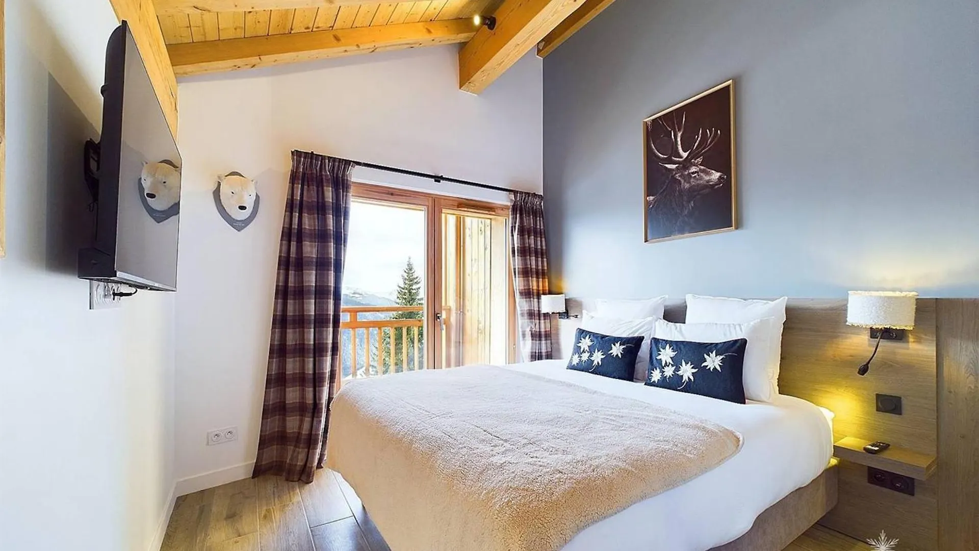 Appartement De Luxe 8 Pers. Avec Cheminee, Parking, Proche Pistes Et Commerces - Fr-1-398-683 Montvalezan Apartman